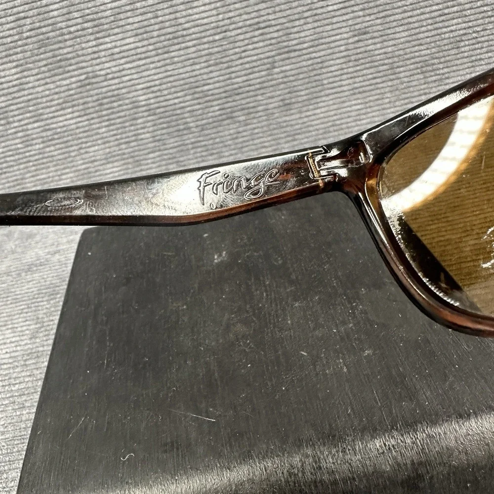 Oakley Fringe 009124-05 59 17 Sunglasses Amber Frames Only Made In USA Beach